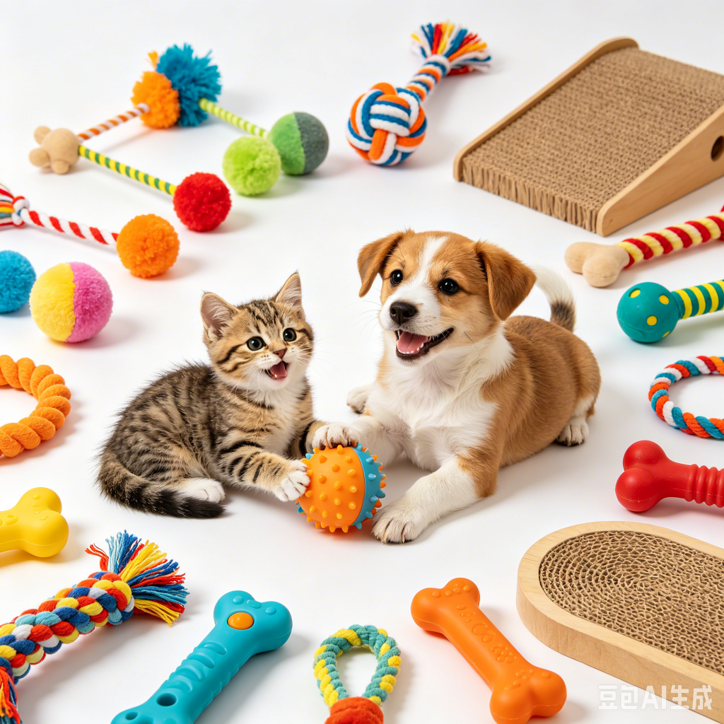 Toys for kittens and puppies