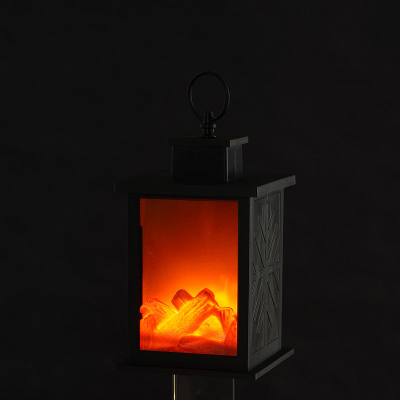 Led Creative Home Fireplace Lamp Flame Lamp Shape Lamp Scandinavian Style Decorative Lamp Christmas Crafts Ornaments