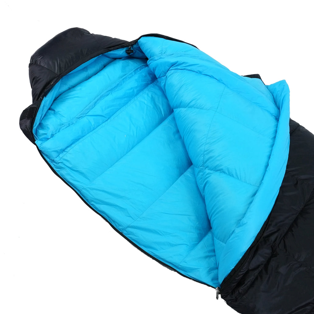 90%White Goose Down Sleeping Bag for Adults Outdoor Camping Portable Warm Winter Ultralight Goose Down Sleeping Bag Gear