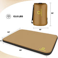 Ultra Thick 4-Inch Self-Inflating Camping Mattress Portable Inches Sleeping Pad Hiking Customizable Logo Printing Single