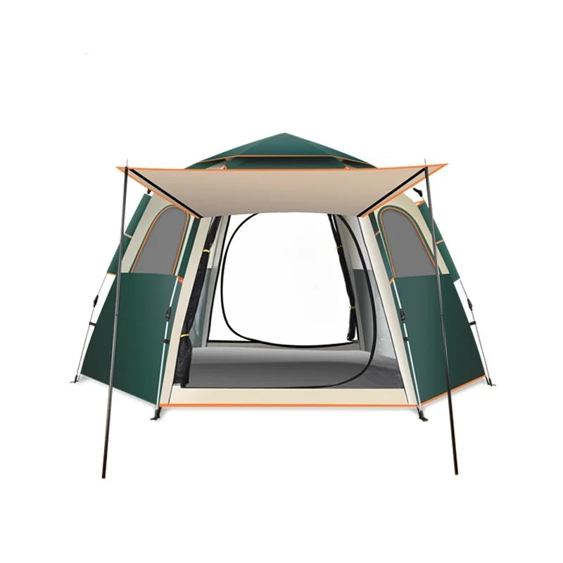 One Bedroom Outdoor Camping Tent Large Oxford Fabric with Sun and Rain Protection for Glamping