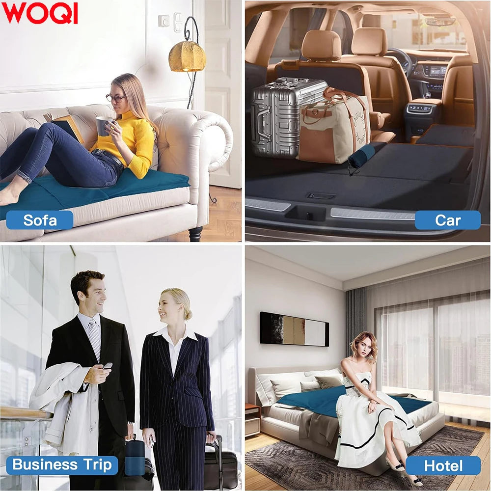 WOQI ultra Lightweight Summer Sleeping Bag with Lining for Travel Sheets and Adult Sleeping Bags Perfect for Hotel and Camping