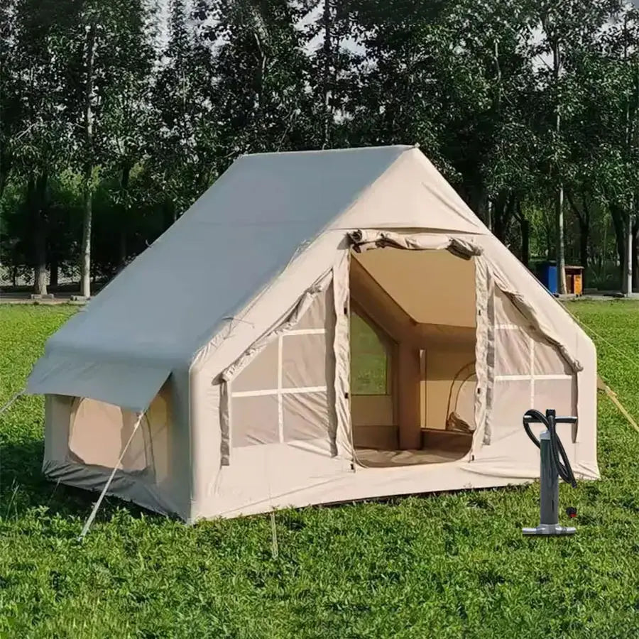 Camping Tent-Portable 2 Person Double Layer Camping Tent, PU3000mm Waterproof Coating, Quick Setup