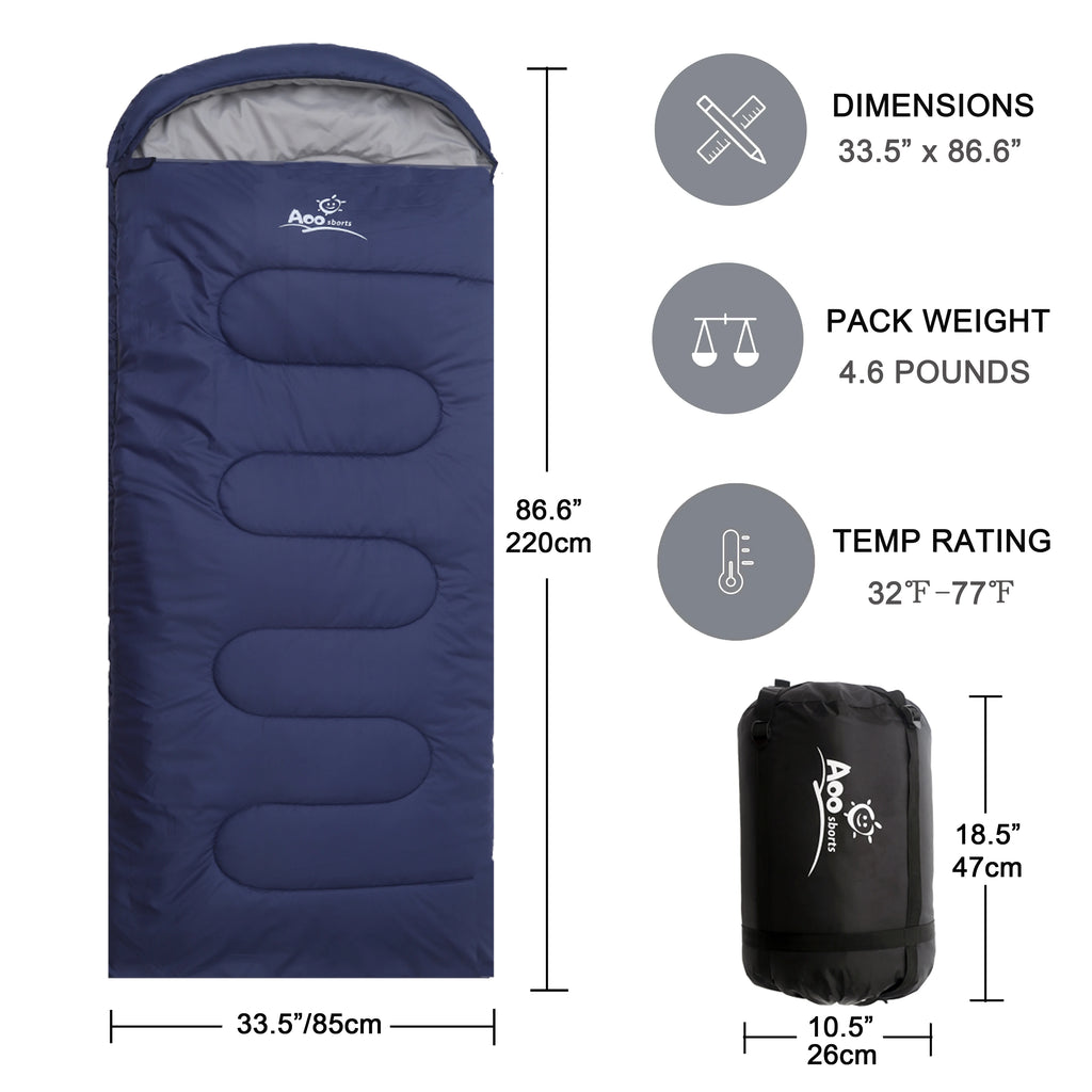 New Promotion 3 Season Weather Outdoor Wild Camping Winter Sleeping Bag Waterproof