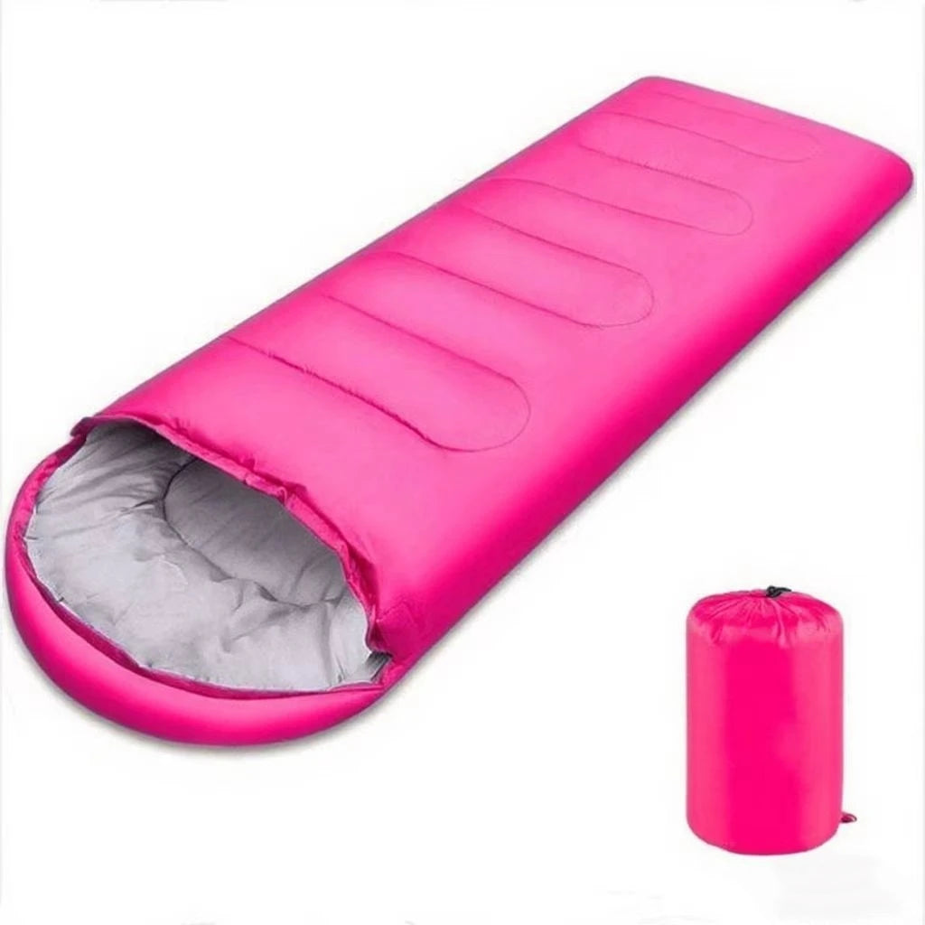 Customized Logo Color Hooded Envelope Sleeping Bag All Season Unisex Winter Sleeping Bags for Outdoor Camping Hiking