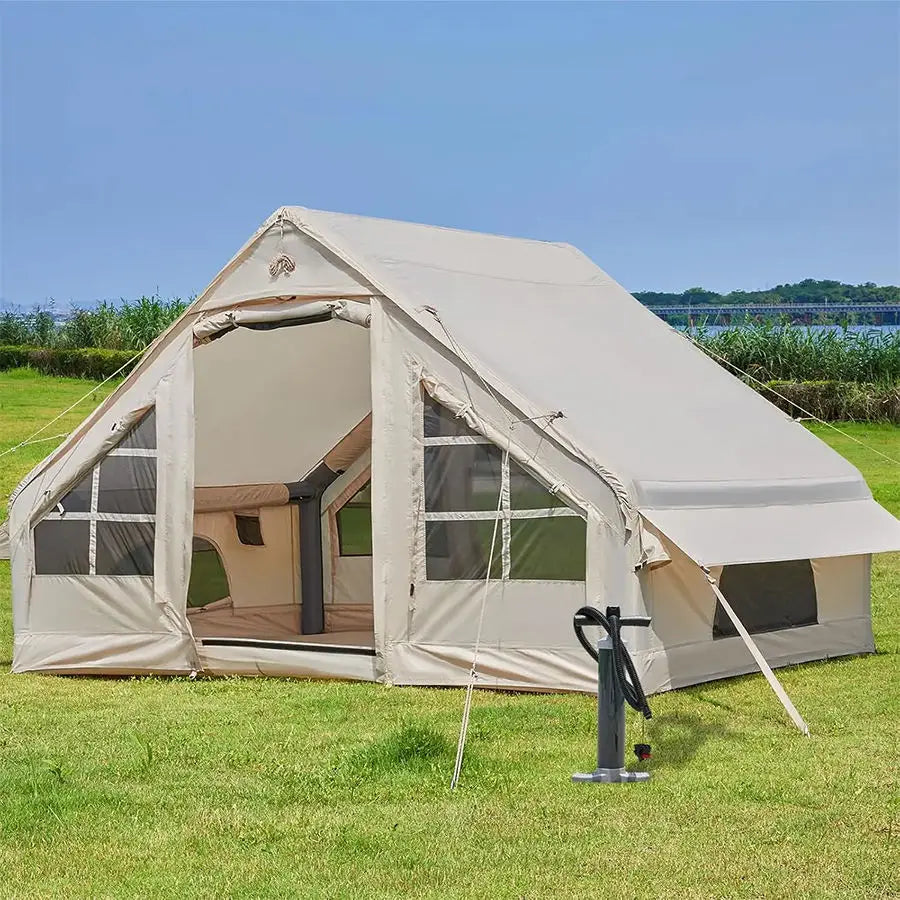 Camping Tent-Portable 2 Person Double Layer Camping Tent, PU3000mm Waterproof Coating, Quick Setup