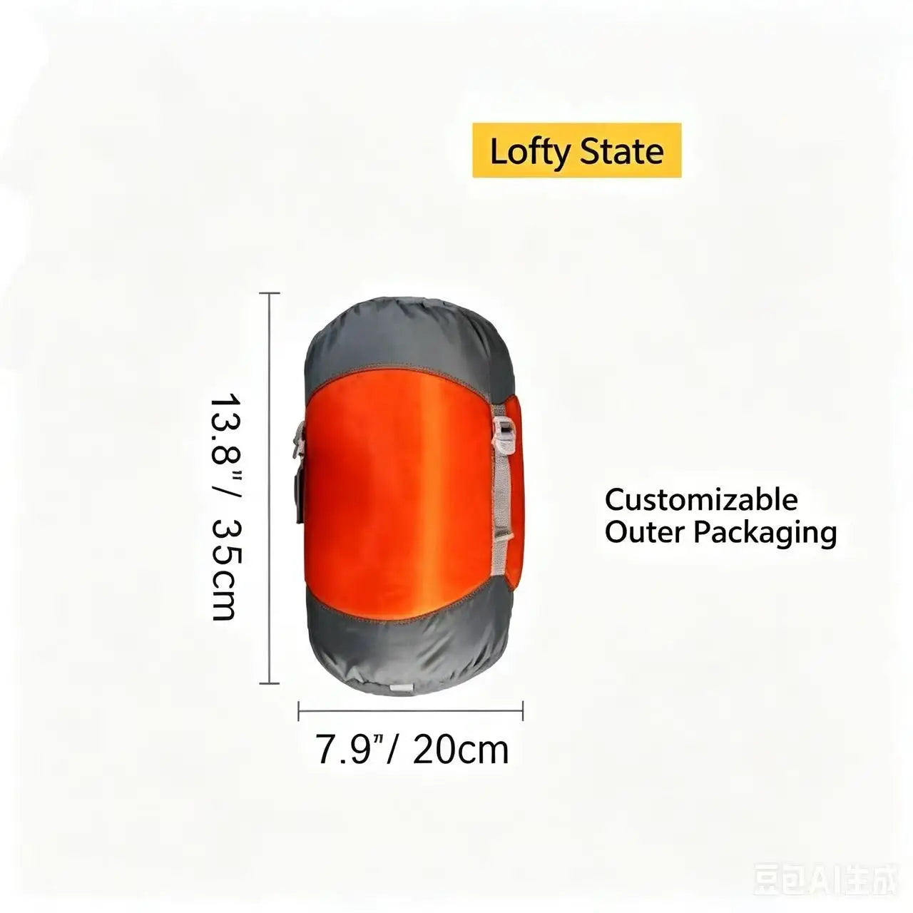 Adult Envelope-Style Winter Sleeping Bag Nylon Fabric White Duck Filling Color-Blocked Design Camping Travel Use Portable