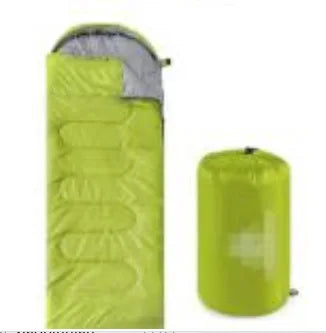 Customized Logo Color Hooded Envelope Sleeping Bag All Season Unisex Winter Sleeping Bags for Outdoor Camping Hiking