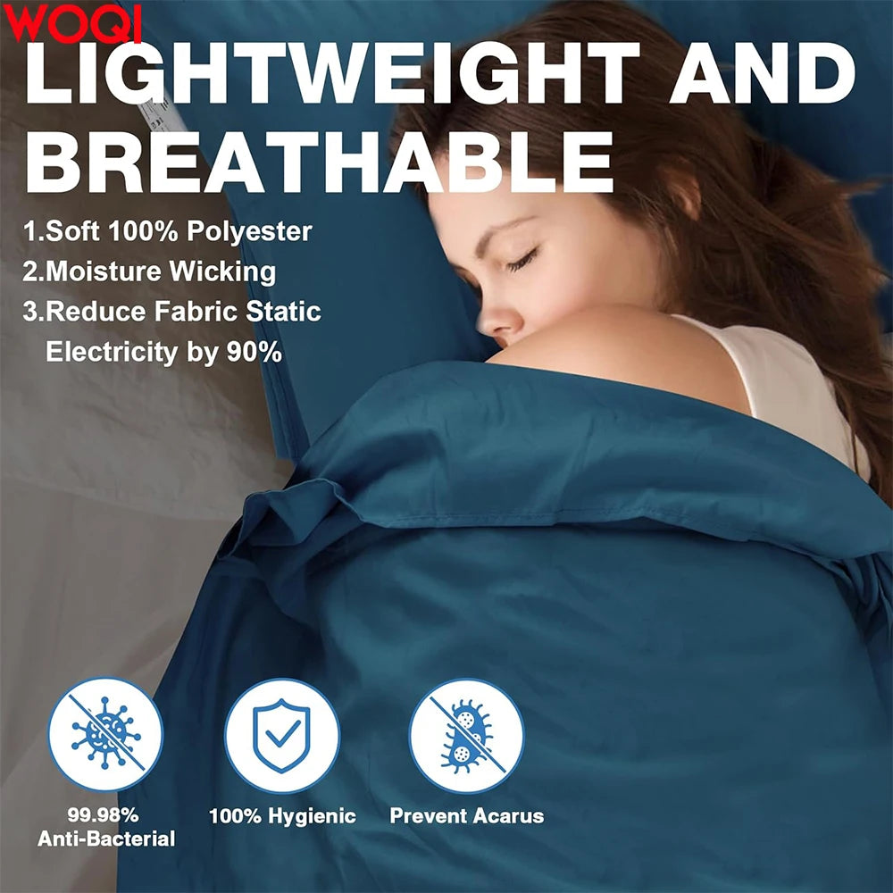 WOQI ultra Lightweight Summer Sleeping Bag with Lining for Travel Sheets and Adult Sleeping Bags Perfect for Hotel and Camping