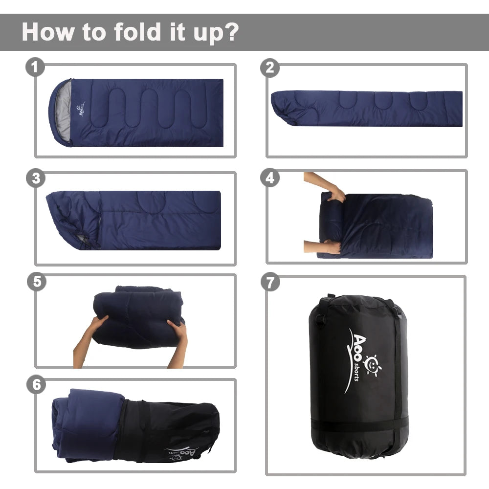 New Promotion 3 Season Weather Outdoor Wild Camping Winter Sleeping Bag Waterproof