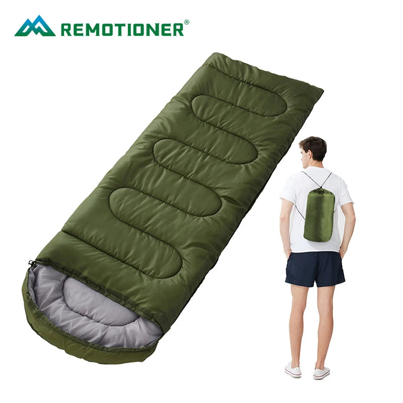 Winter -20 Hiking Emergency Lightweight Backpacking Compact Camping Envelope Sleeping Bags for Adults