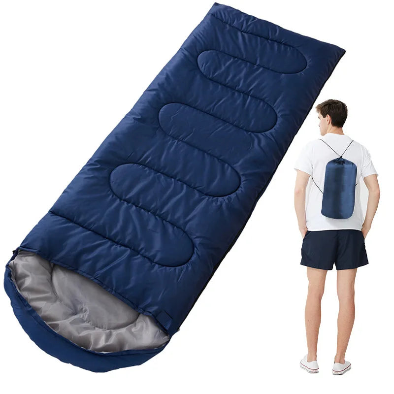 High Quality Zero Degree Inflatable Sleeping Bag Custom Waterproof Ultra Light Down Filling for Adults Hiking