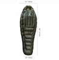 90 Percent White Goose Sleeping Bag Adults-Outdoor & Camping Ultralight Warm Winter Portable Compact Travel
