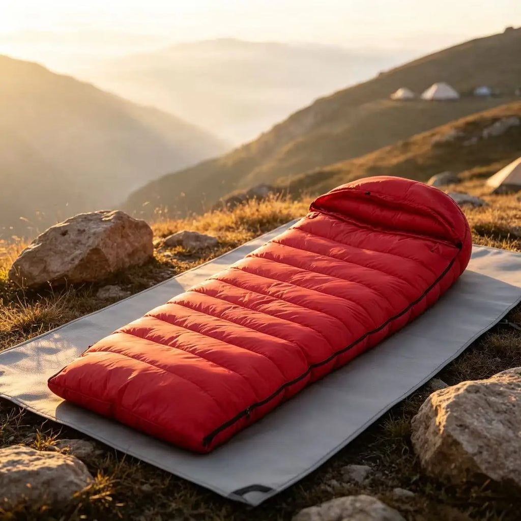 90% White Duck Down Nylon Sleeping Bag Adults Outdoor Camping Portable Warm Winter Ultralight Cold Weather