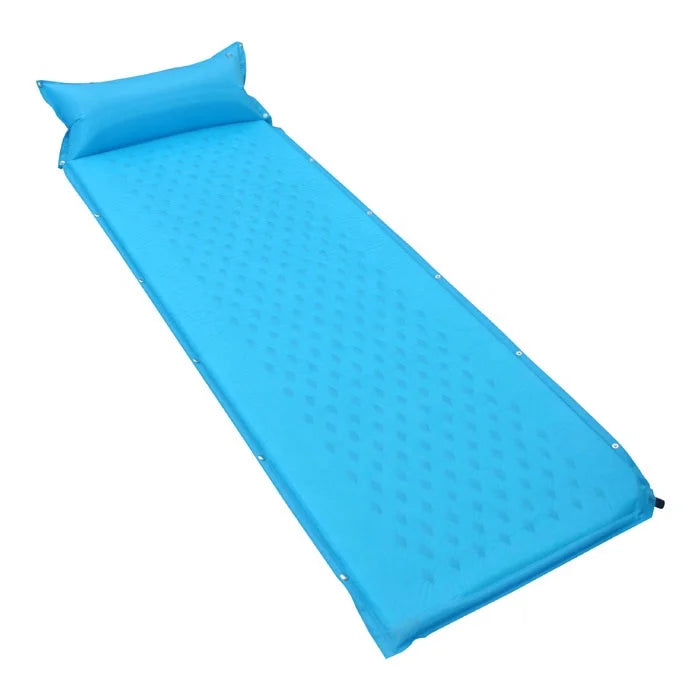 High Quality Safety Inflatable Self Inflating Camping Floor Mat Hand Pump Inflatable Sleeping Pad