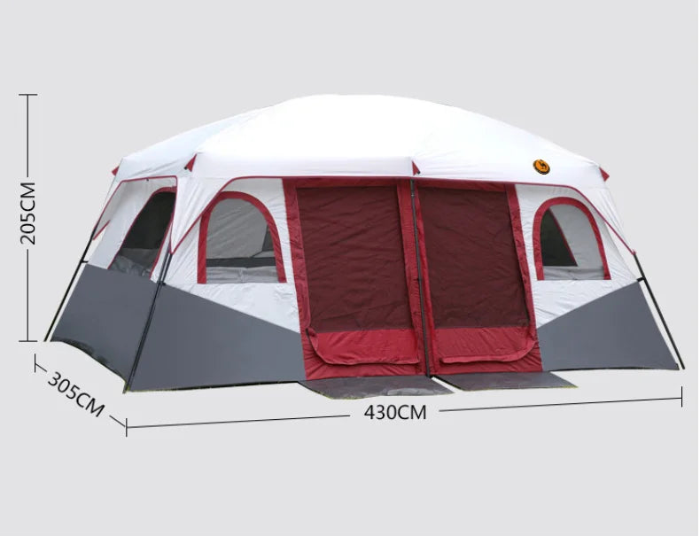 Wind Valley Instant Setup Windproof Family Camping Tent Automatic 5-8 Person Large Space Outdoor Waterproof