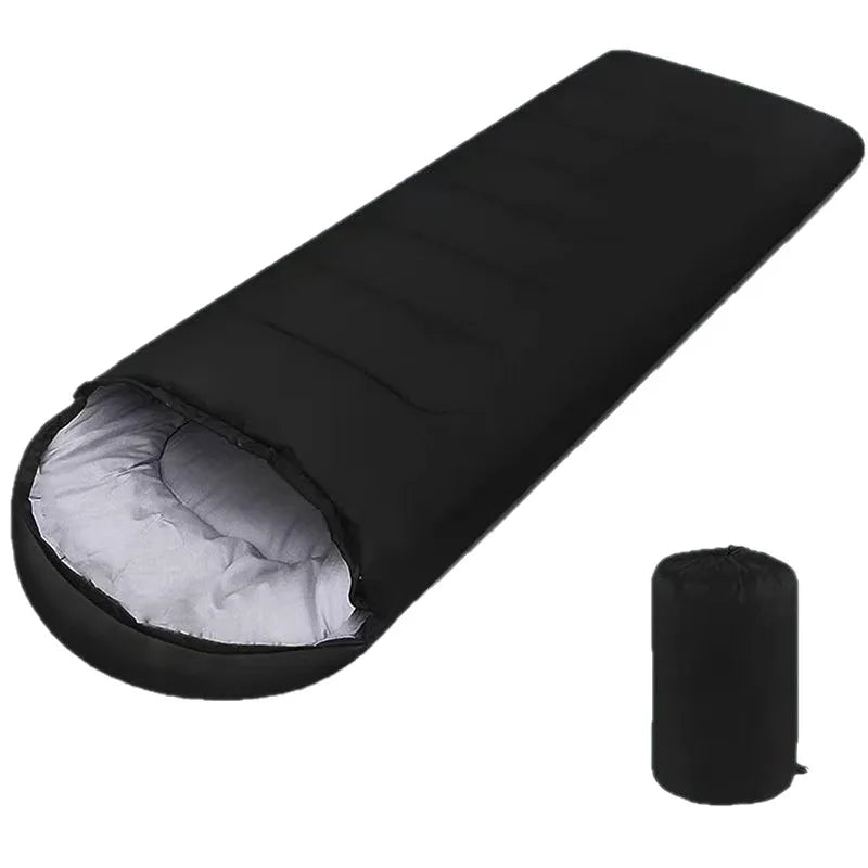 Customized Logo Color Hooded Envelope Sleeping Bag All Season Unisex Winter Sleeping Bags for Outdoor Camping Hiking