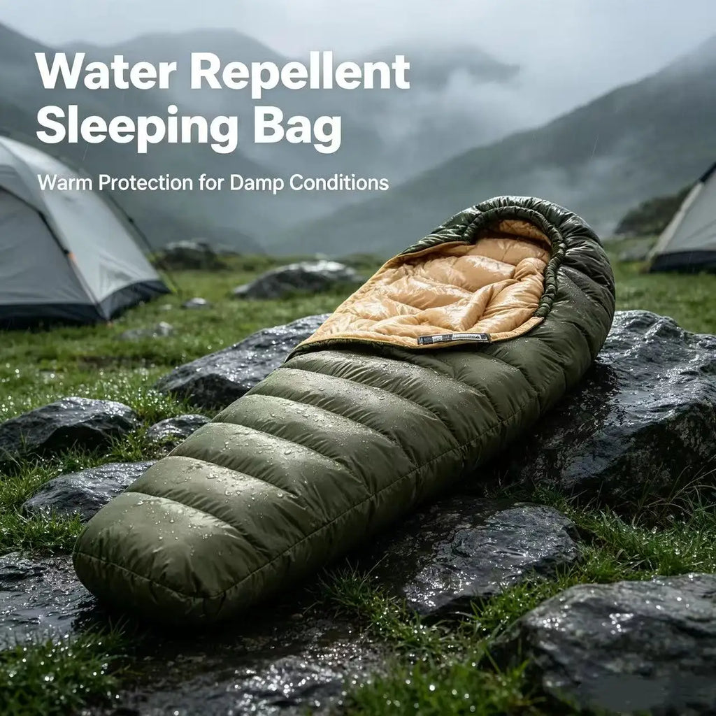 90 Percent White Goose Sleeping Bag Adults-Outdoor & Camping Ultralight Warm Winter Portable Compact Travel