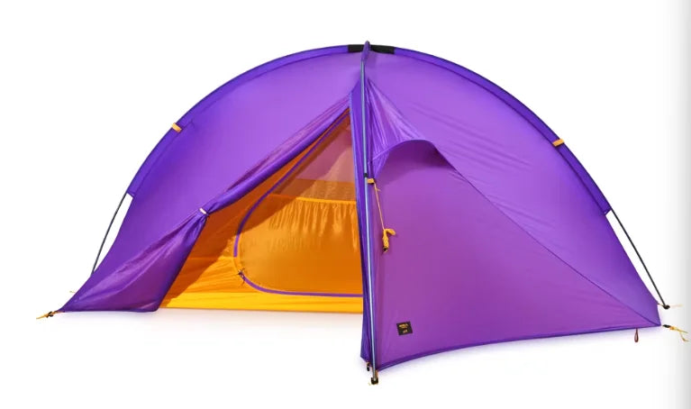 Super light, weighs 2 kilograms, 4.5 pounds Primitive DAC Aluminum Alloy Pole Double Layer One Bedroom Three Seasons Camping Tent Portable Foldable Outdoor Use