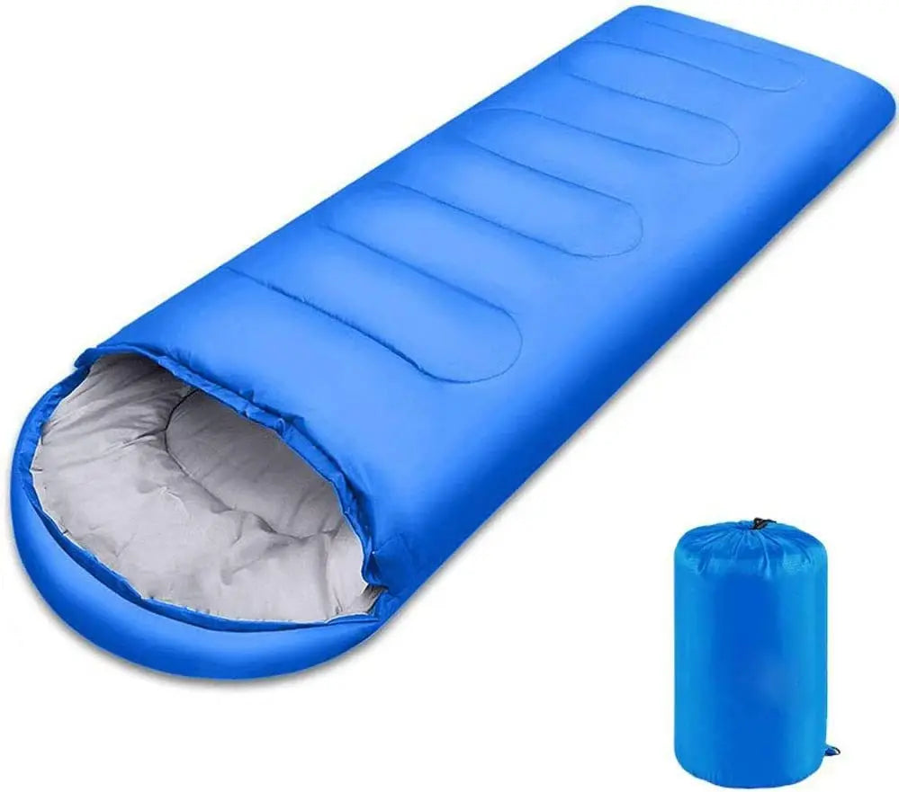 Customized Logo Color Hooded Envelope Sleeping Bag All Season Unisex Winter Sleeping Bags for Outdoor Camping Hiking