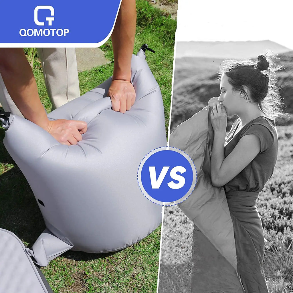 Ultra Thick 4-Inch Self-Inflating Camping Mattress Portable Inches Sleeping Pad Hiking Customizable Logo Printing Single