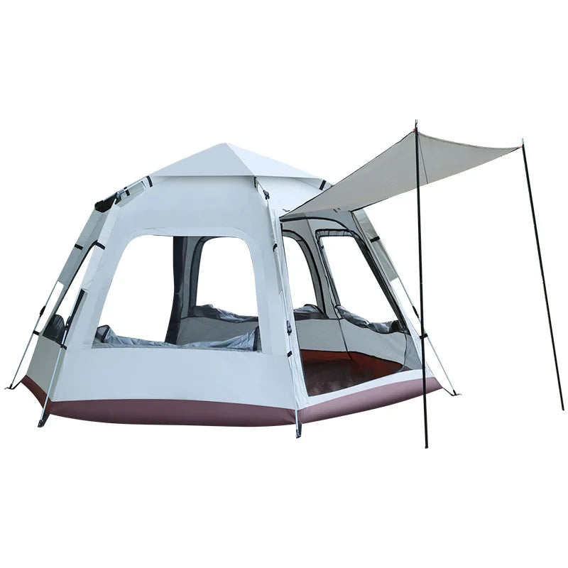 One Bedroom Outdoor Camping Tent Large Oxford Fabric with Sun and Rain Protection for Glamping