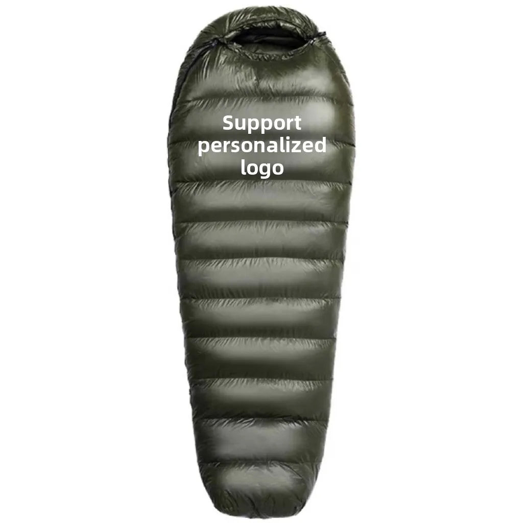 90% White Duck Down Sleeping Bag for Adults Outdoor Camping Portable Warm Winter Ultralight Goose Down Sleeping Bag Gear