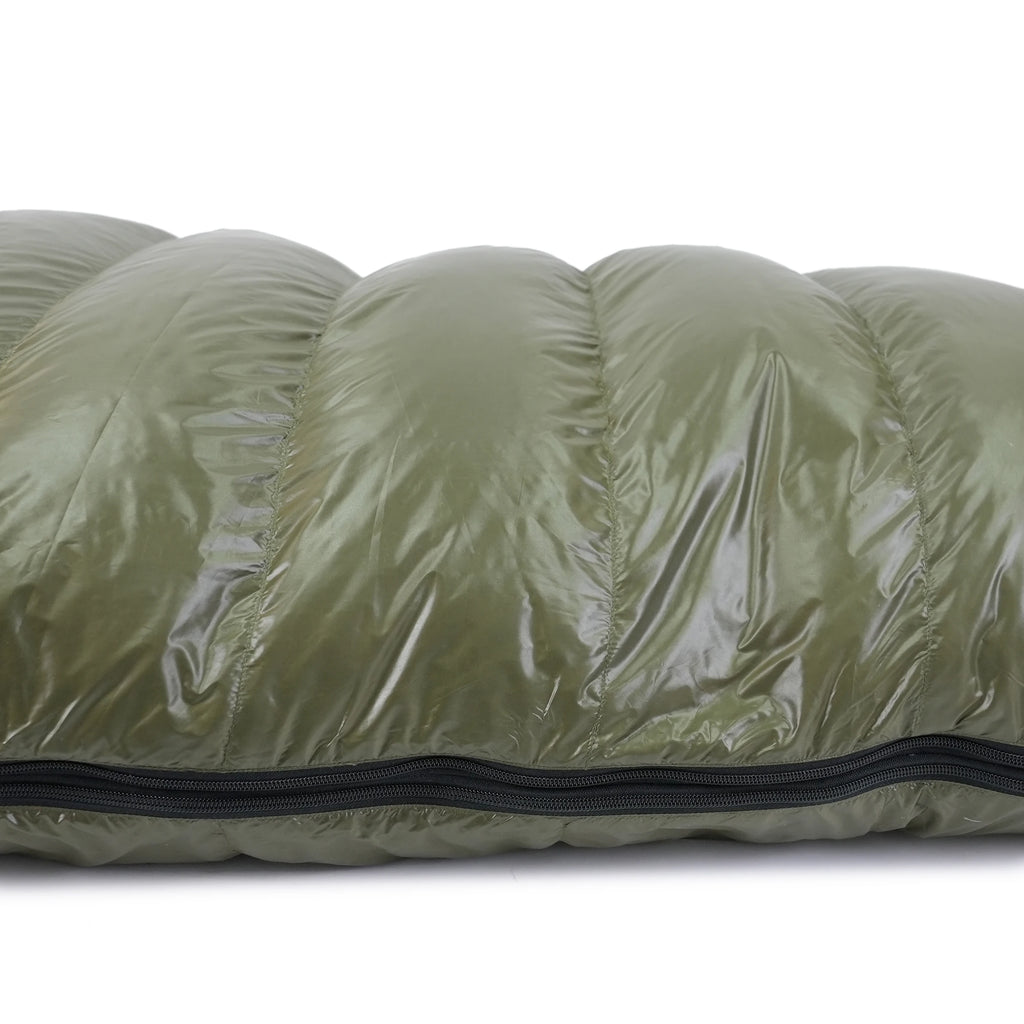 90% White Duck Down Mummy Sleeping Bag for Adults Outdoor Camping Portable Warm Winter Ultralight Nylon Fabric