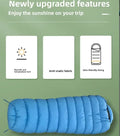 90% White Duck Nylon Mummy-style Comfortable Sleeping Bag Adults Outdoor Camping Portable Warm Winter Ultralight Cold Weather