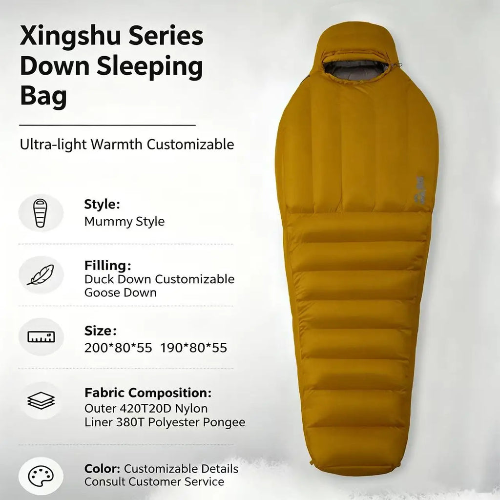 Camping Travel Adult Sleeping Bag Wholesale Envelope-Style Winter Warm-Keeping Cold-Proof Water-Resistant Portable Hand-Carry