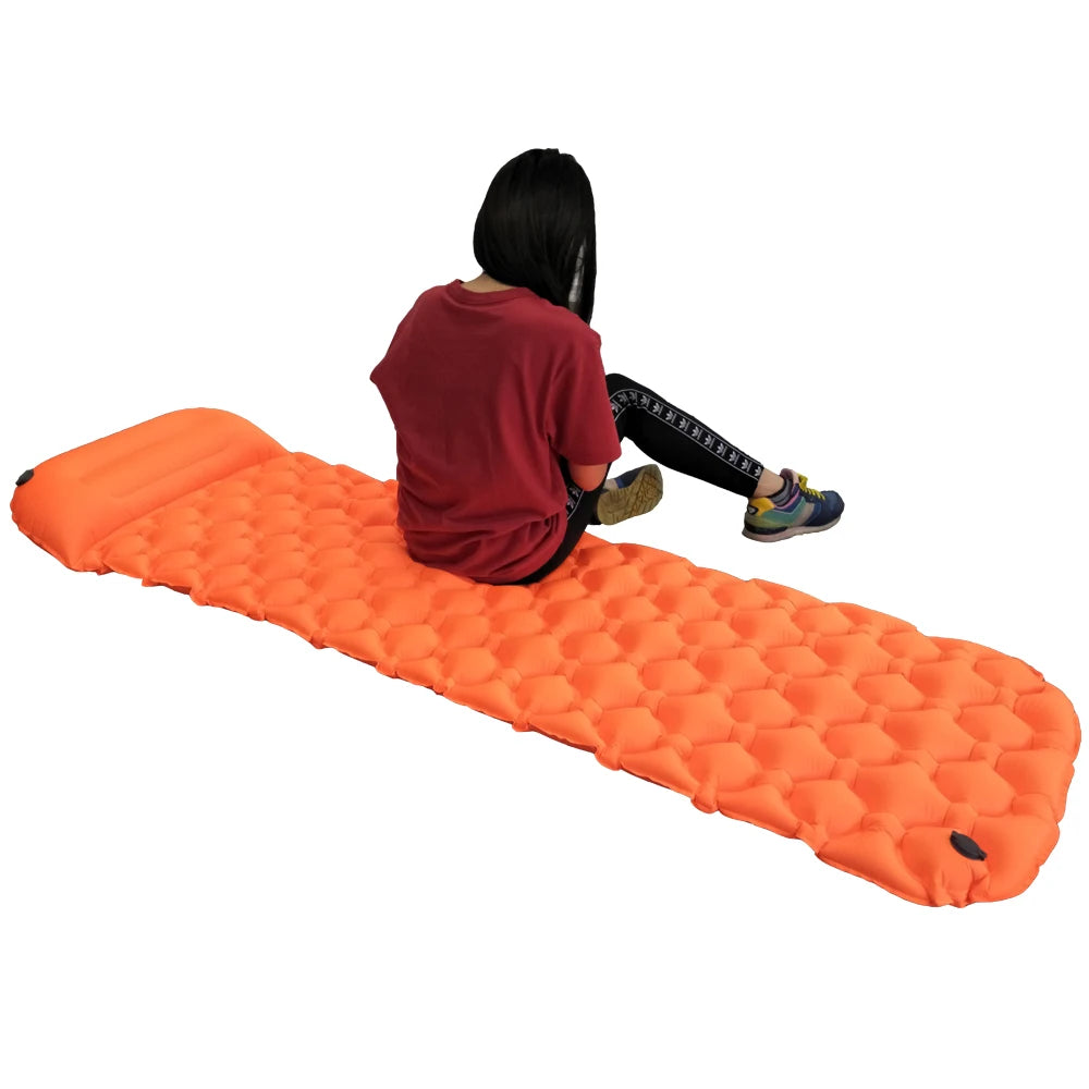 Rockies Ultralight Waterproof TPU Outdoor Inflatable Sleeping Pad Sleeping Mat 3 750g for Camping Hiking Travel
