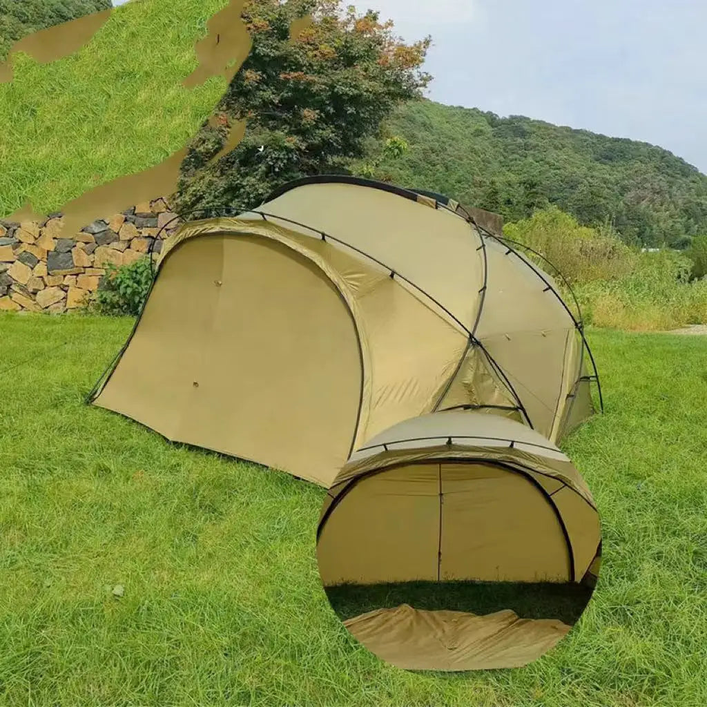 Hemispherical Tent Outdoor Camping Lightweight Large Space Ball Tent Weatherproof Shade Spherical Tent