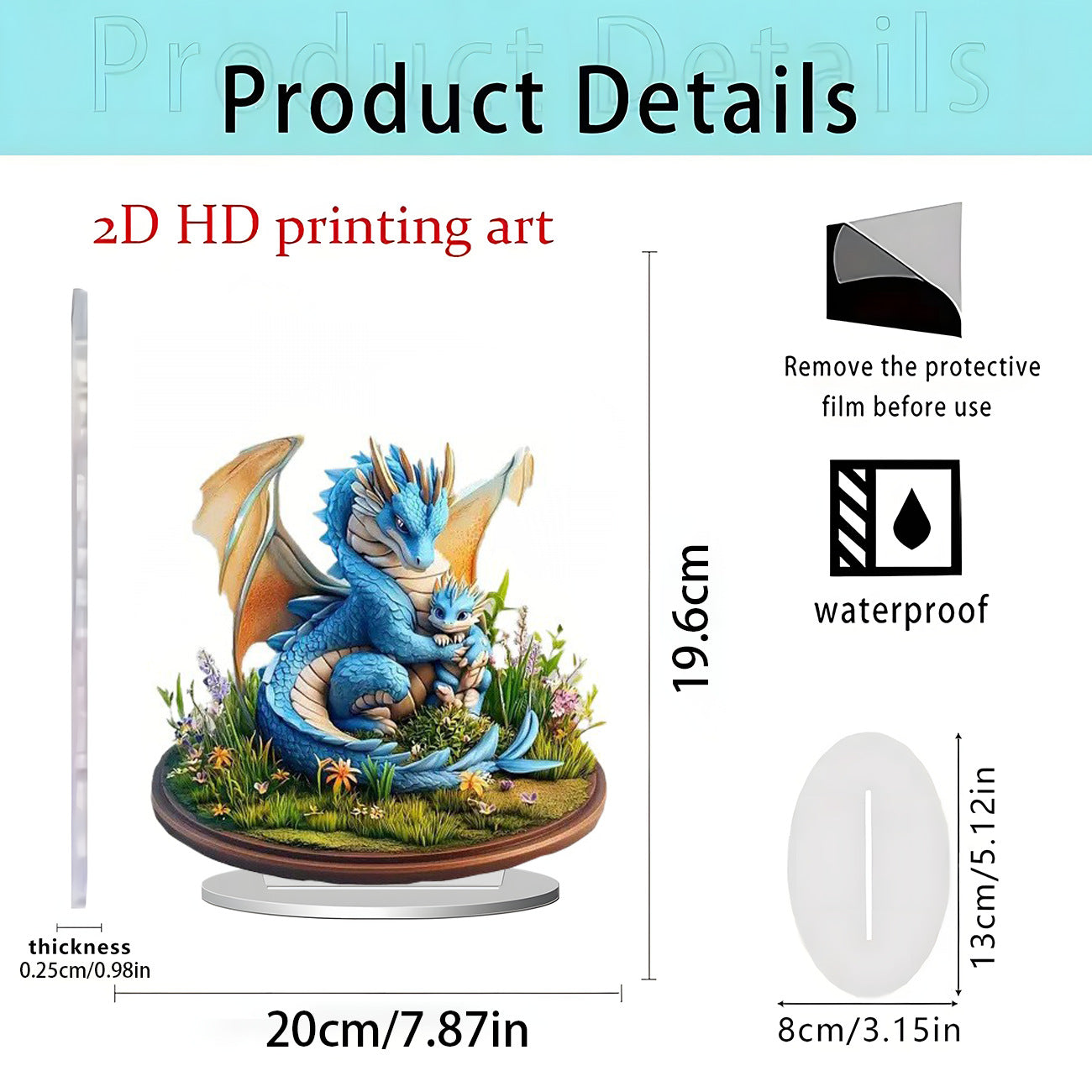 Cross-Border New Product Christmas Creative Acrylic Flat Christmas Party Home Desktop Decoration Crafts