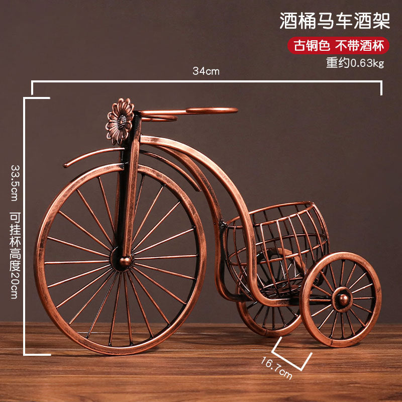 Cross-border Hot Selling Retro Style Iron Art Model Crafts Ornaments High-level Living Room Bedroom Desktop Decorations