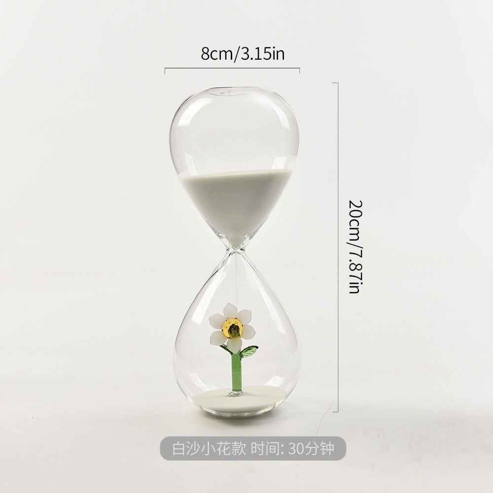 Creative 30-Minute Christmas Tree Hourglass Timer Bee Shape Home Decoration Glass Crafts Factory Wholesale