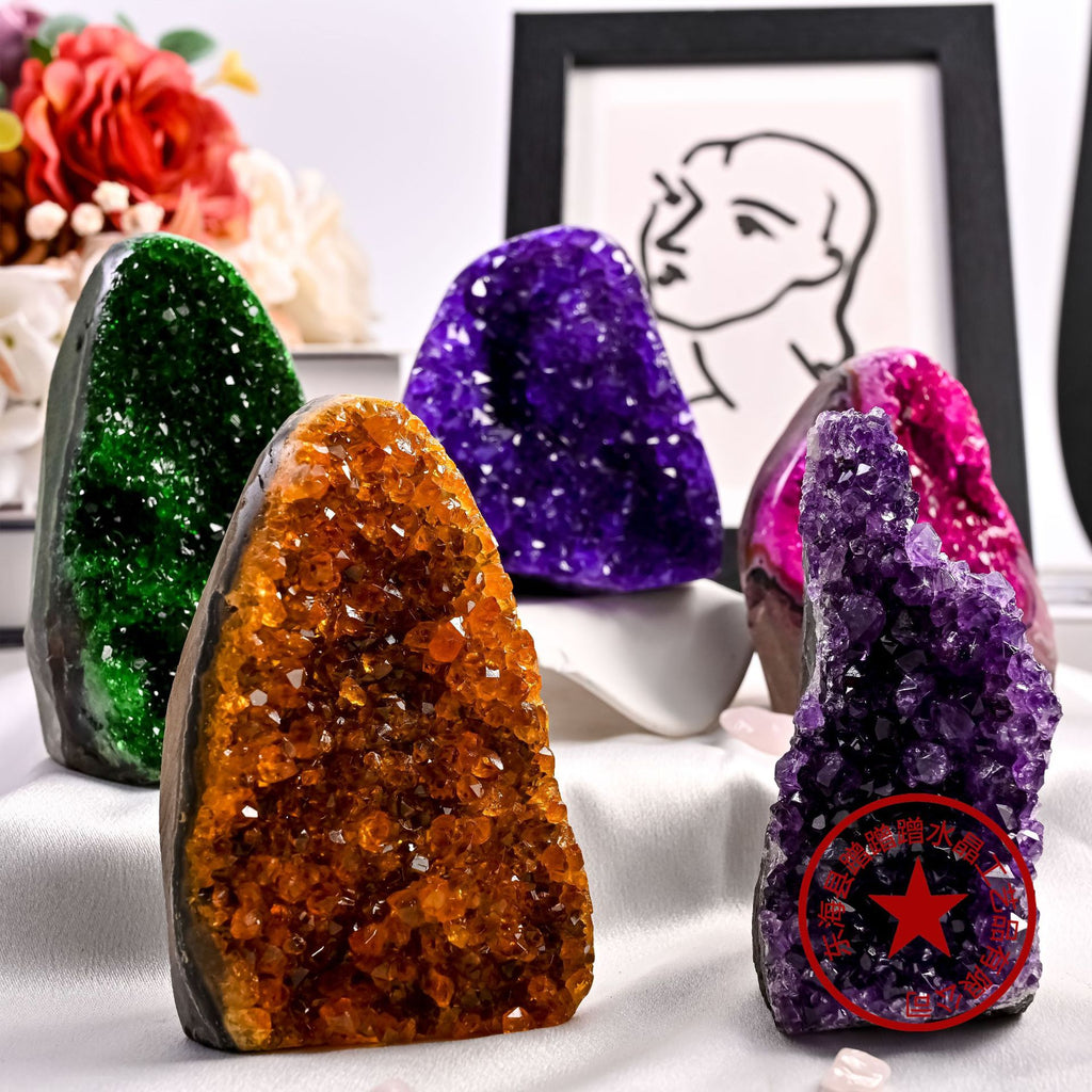 Cross-border crystal multi-color crystal crystal town color crystal town home feng shui ornaments east China sea crystal wholesale a generation of hair