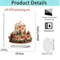 Cross-Border New Products, Christmas Series Ornaments, Holiday Gifts, Home Desktop Decorations, 2D Acrylic Crafts Ornaments