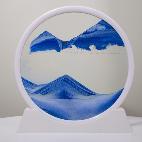 3d流沙画12寸桌面摆件家居客厅装饰办公室生态流沙画工艺品装饰品