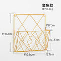 Home Decoration Wall Magazine Newspaper Storage Wall Storage Rack Simple Style High-End Iron Storage Rack Stereo