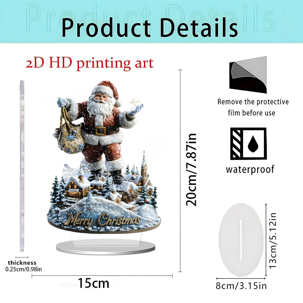 Cross-Border New Product Unicorn White Horse and Fairy 2D Acrylic Flat Stand Home Desktop Decoration Gift Ornaments