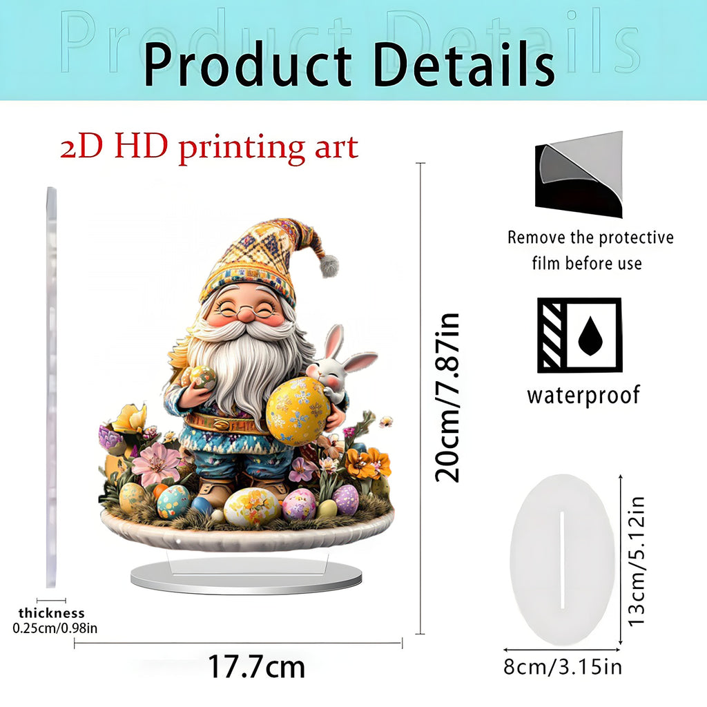 Cross-Border New Product Christmas Creative Acrylic Flat Christmas Party Home Desktop Decoration Crafts