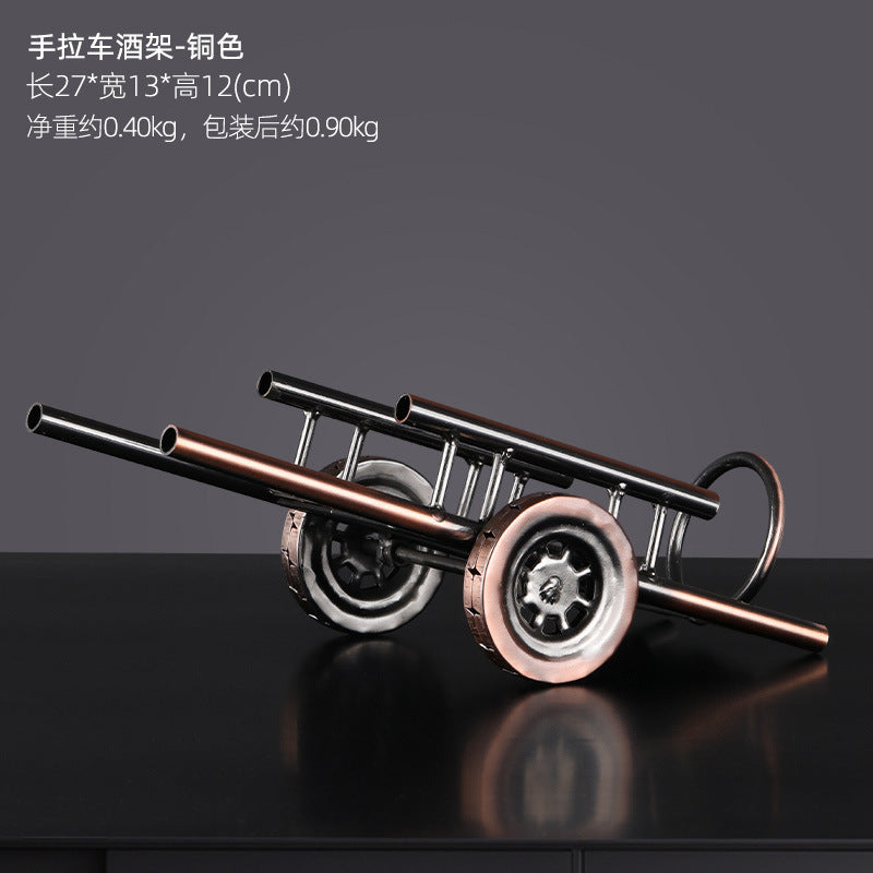 Cross-border Hot Selling Retro Style Iron Art Model Crafts Ornaments High-level Living Room Bedroom Desktop Decorations