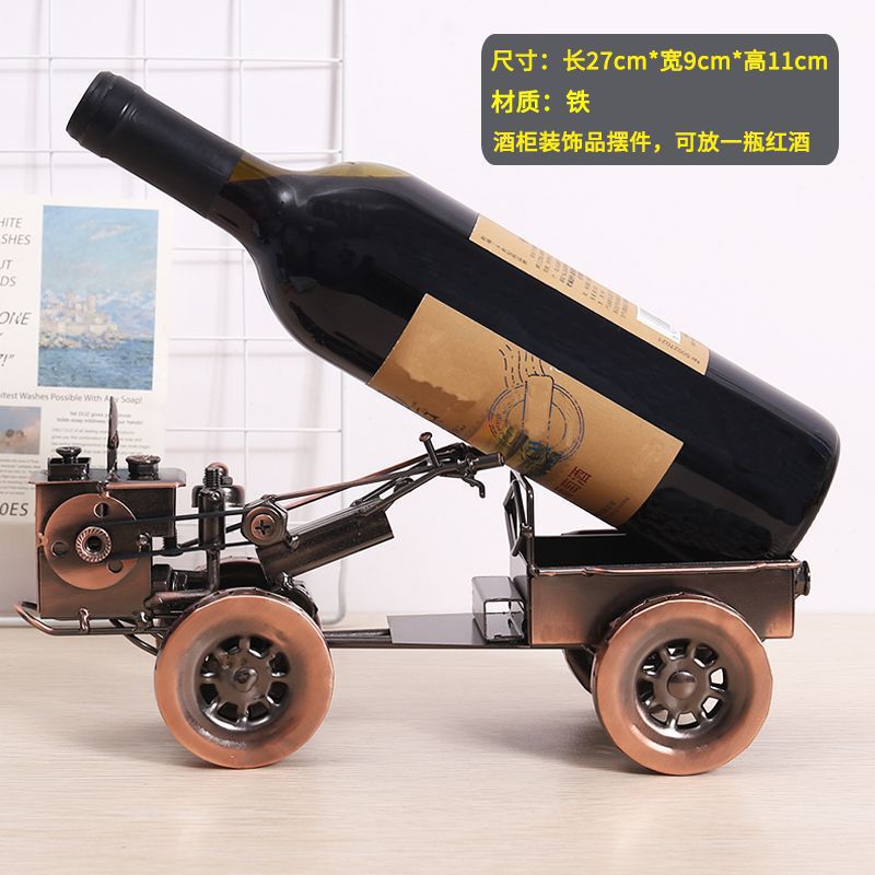 Cross-border Hot Selling Retro Style Iron Art Model Crafts Ornaments High-level Living Room Bedroom Desktop Decorations
