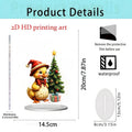 Cross-Border New Product Christmas Creative Acrylic Flat Christmas Party Home Desktop Decoration Crafts
