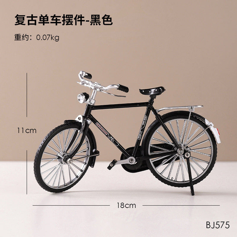 Cross-border Hot Selling Retro Style Iron Art Model Crafts Ornaments High-level Living Room Bedroom Desktop Decorations