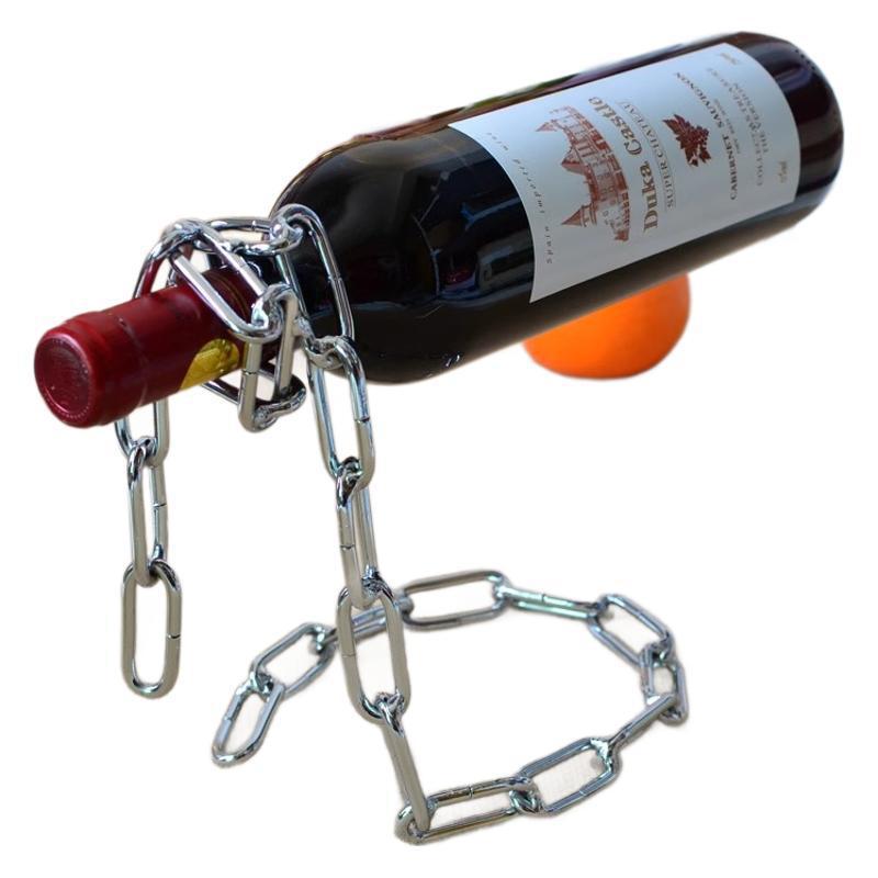 Iron Wine Rack Ornaments, Wine Cabinet Decorations, European-Style Creative Diagonal Wine Bottle Rack, Retro Wine Cart Rack