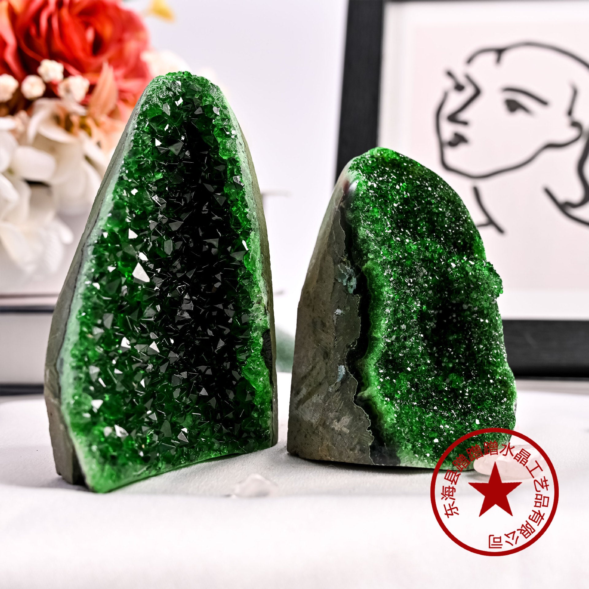 Cross-border crystal multi-color crystal crystal town color crystal town home feng shui ornaments east China sea crystal wholesale a generation of hair