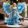 Cross-border New Products Guardian Angel Statue Acrylic Ornaments 2D Flat Decorative Multifunctional Decoration Holiday Ornaments