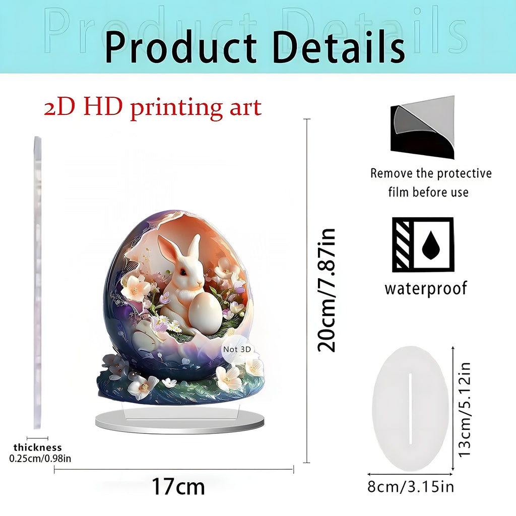 Cross-Border New Christmas Igloo Santa Claus Reindeer 2D Acrylic Flat Home Desktop Decoration