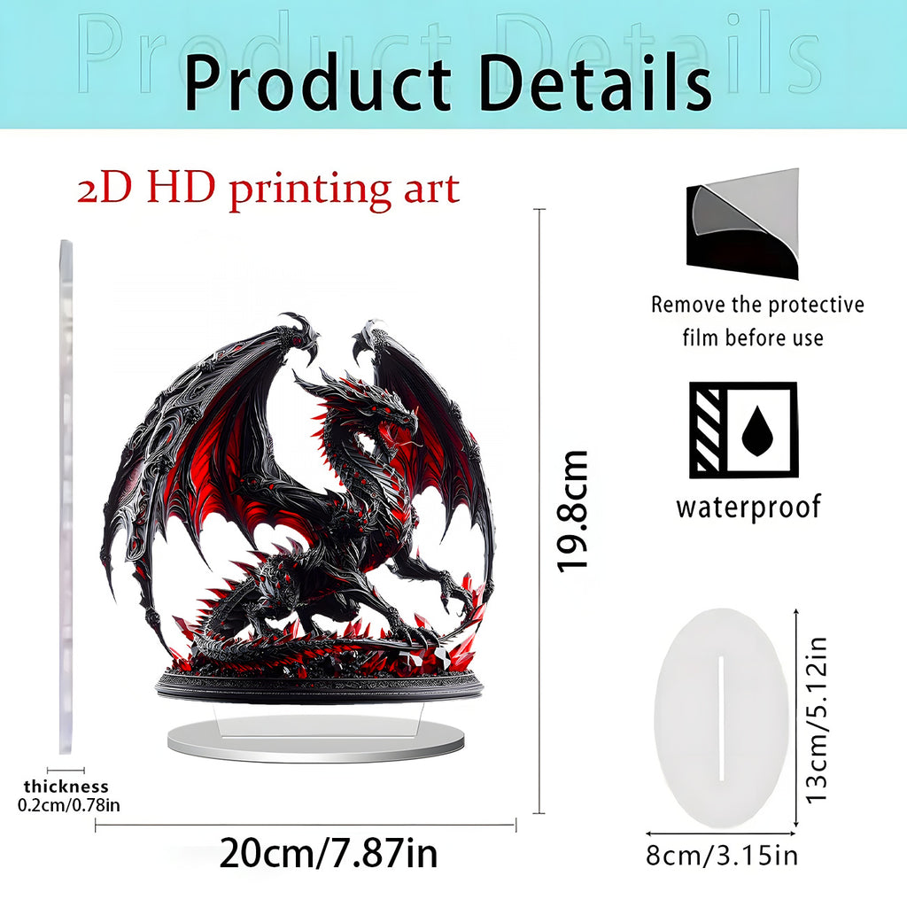 Cross-Border New Product Halloween Creative Funny Horror Doll 2D Acrylic Holiday Party Decoration Halloween Ornaments